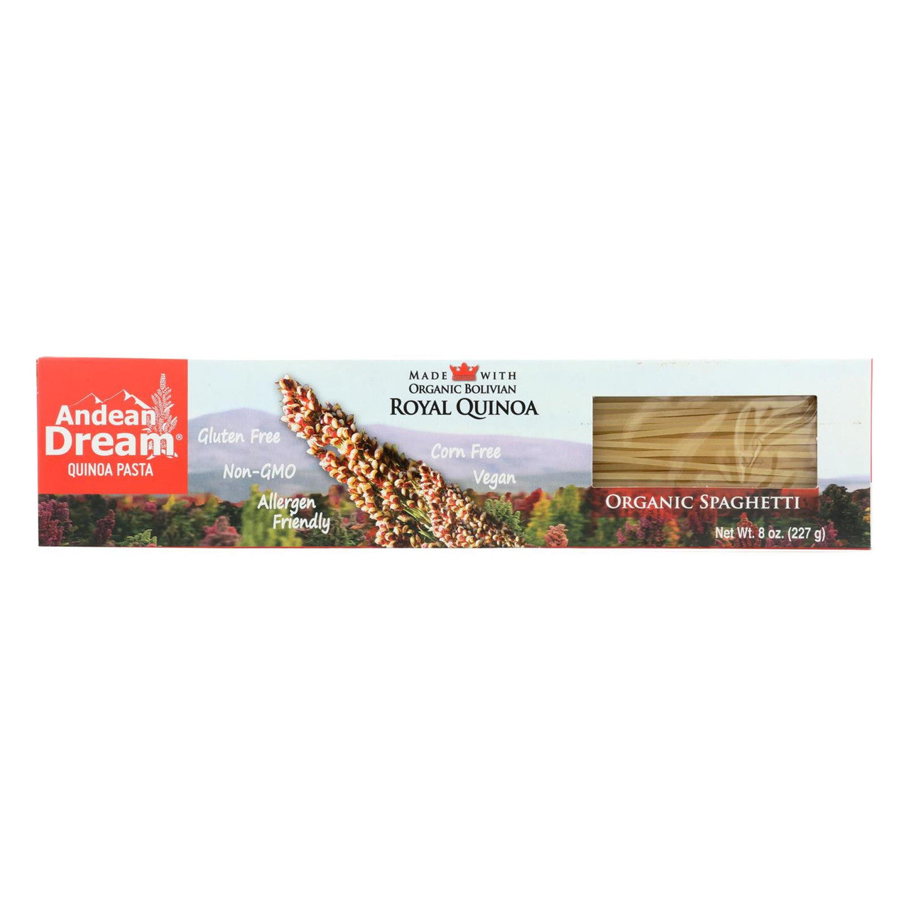 Andean Dream Spaghetti Quinoa Pasta Gluten Free (12x8 Oz)