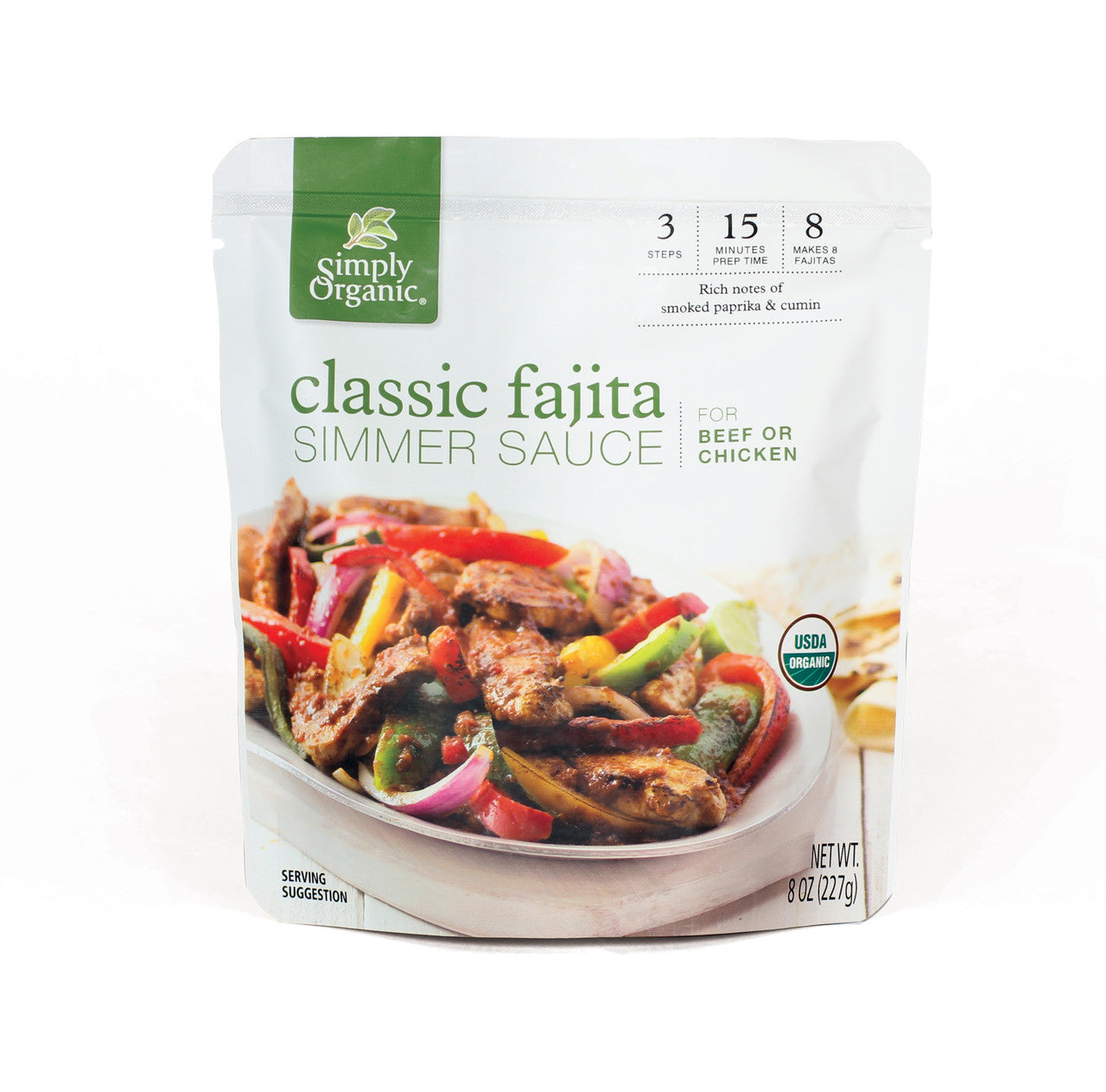 OG2 S.O. FAJITA SIMR SCE ( 6 X 8 OZ )