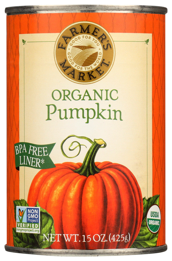 Farmers Market Can Pumpkin (12x15OZ )
