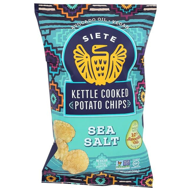 SIETE KTL/CHIP SEA SALT ( 6 X 5.5 OZ )