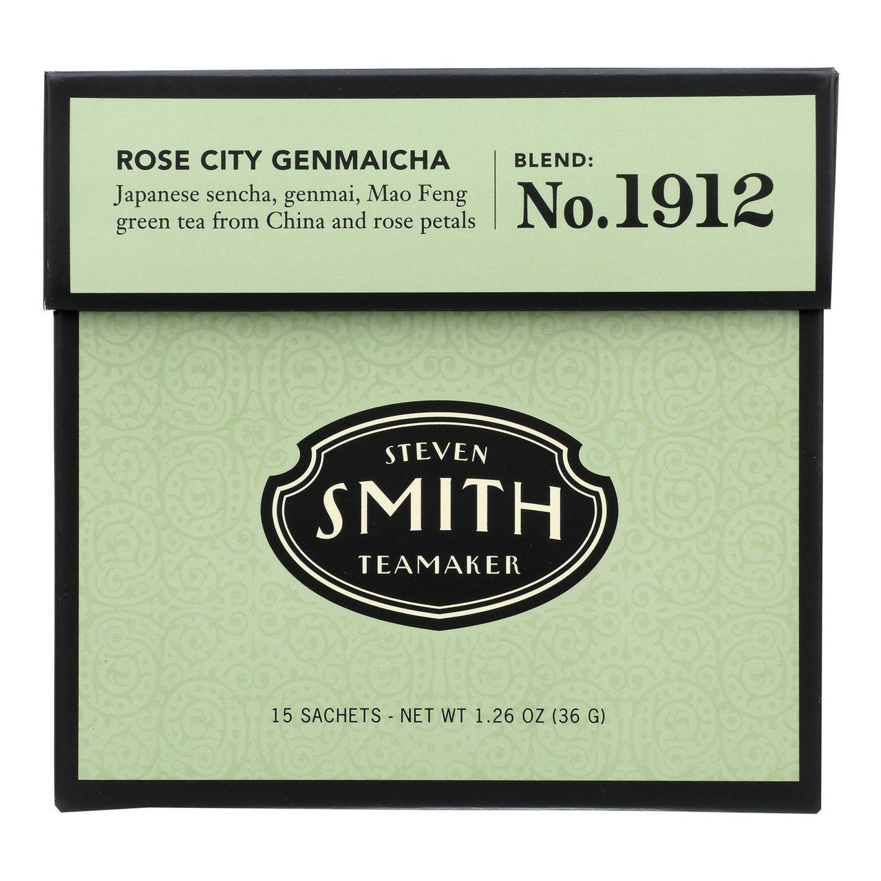 SMITH GRN ROSE CITY TEA ( 6 X 15 BAG )