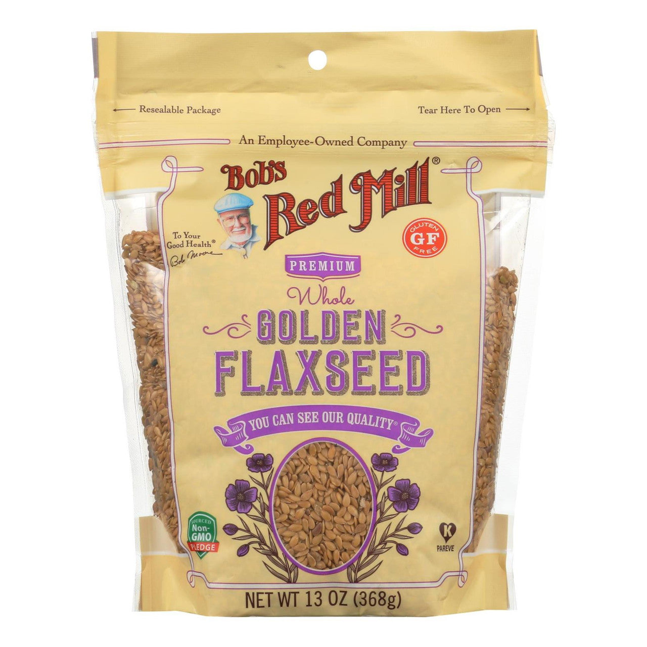 BOBS FLAXSEEDS GOLDEN GF ( 4 X 13 OZ )