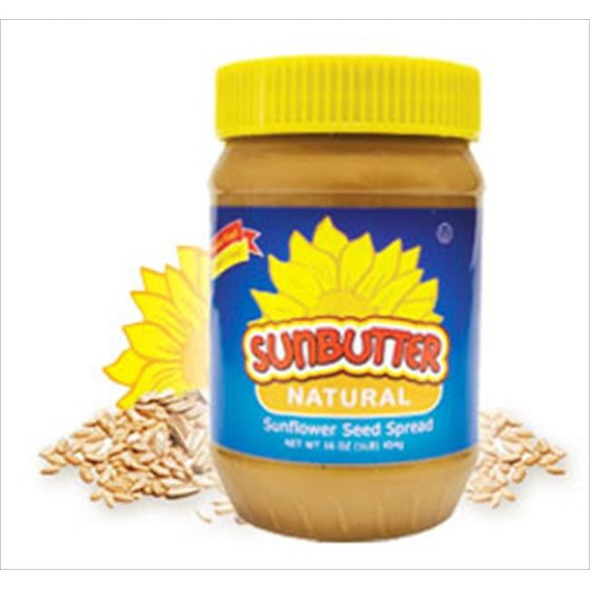 Sunbutter Natural Sunflower Seed Spread (6x16Oz)
