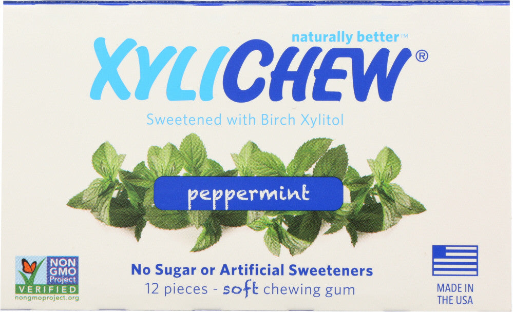 Xylichew Peppermint Gum, Display (24x12 PC)