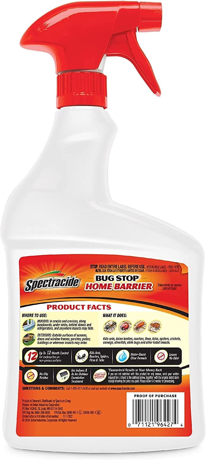 Spectracide Bug Stop Spray 32oz – Ready-to-Use Outdoor Insect Control