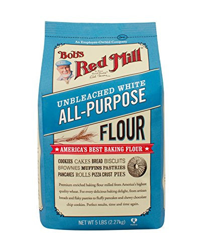 BOBS WHITE UNBLCHD FLOUR ( 4 X 5 LB )