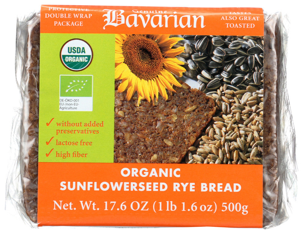 Bavarian Breads Sunflower Seed Rye Bread (6x17.6Oz)