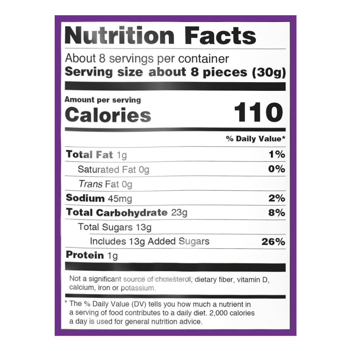 DLEA TWIST BITES GRAPE ( 8 X 8 OZ )