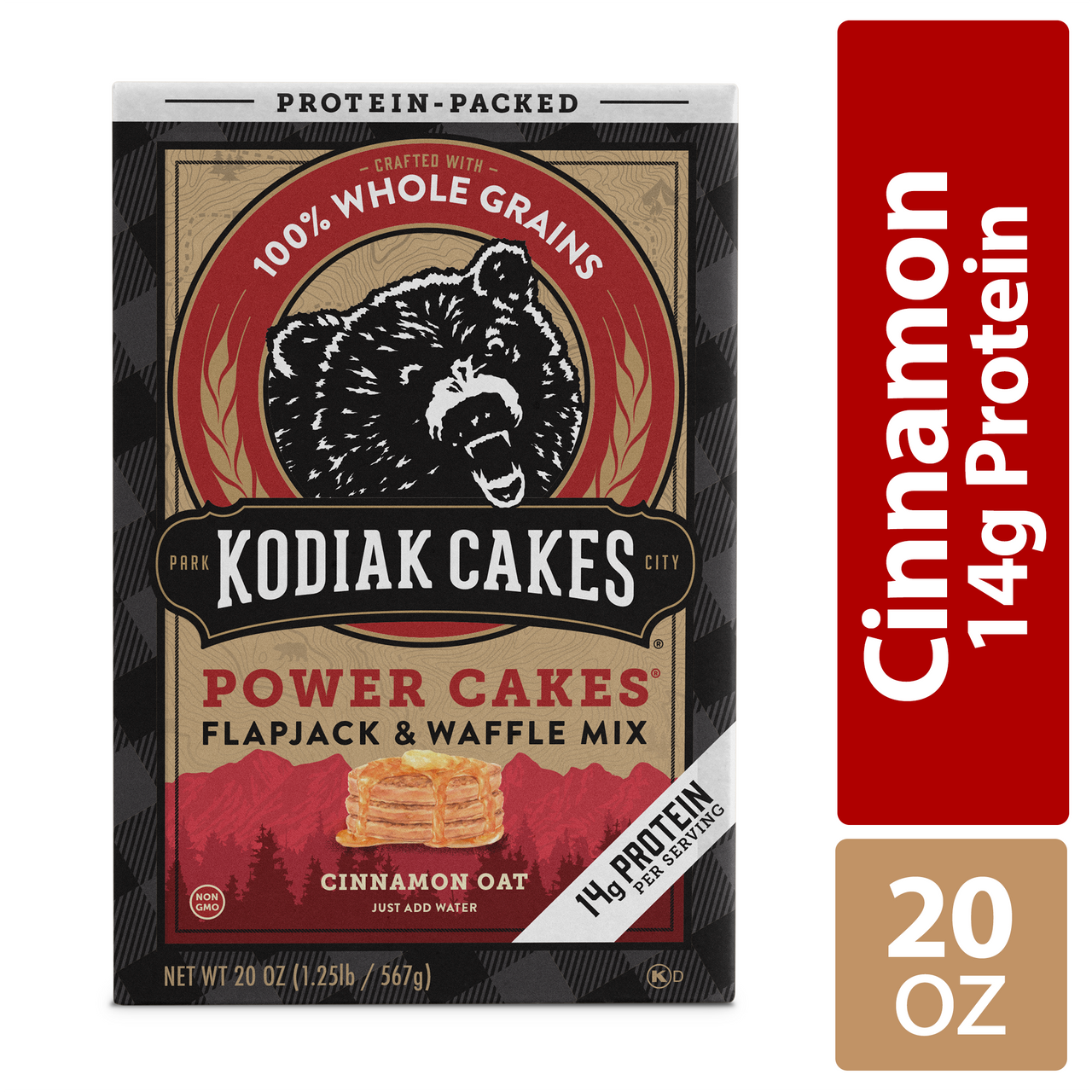 KOD FLAPJCK/WFL CINN OAT ( 6 X 20 OZ )