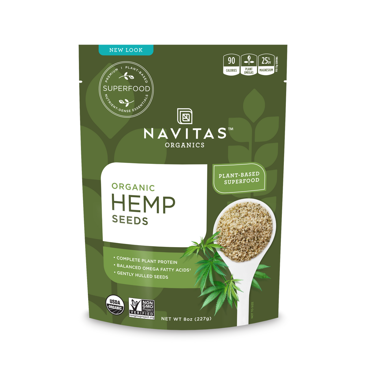 Navitas Naturals Organic Hemp Seeds Shelled (12x8 OZ)