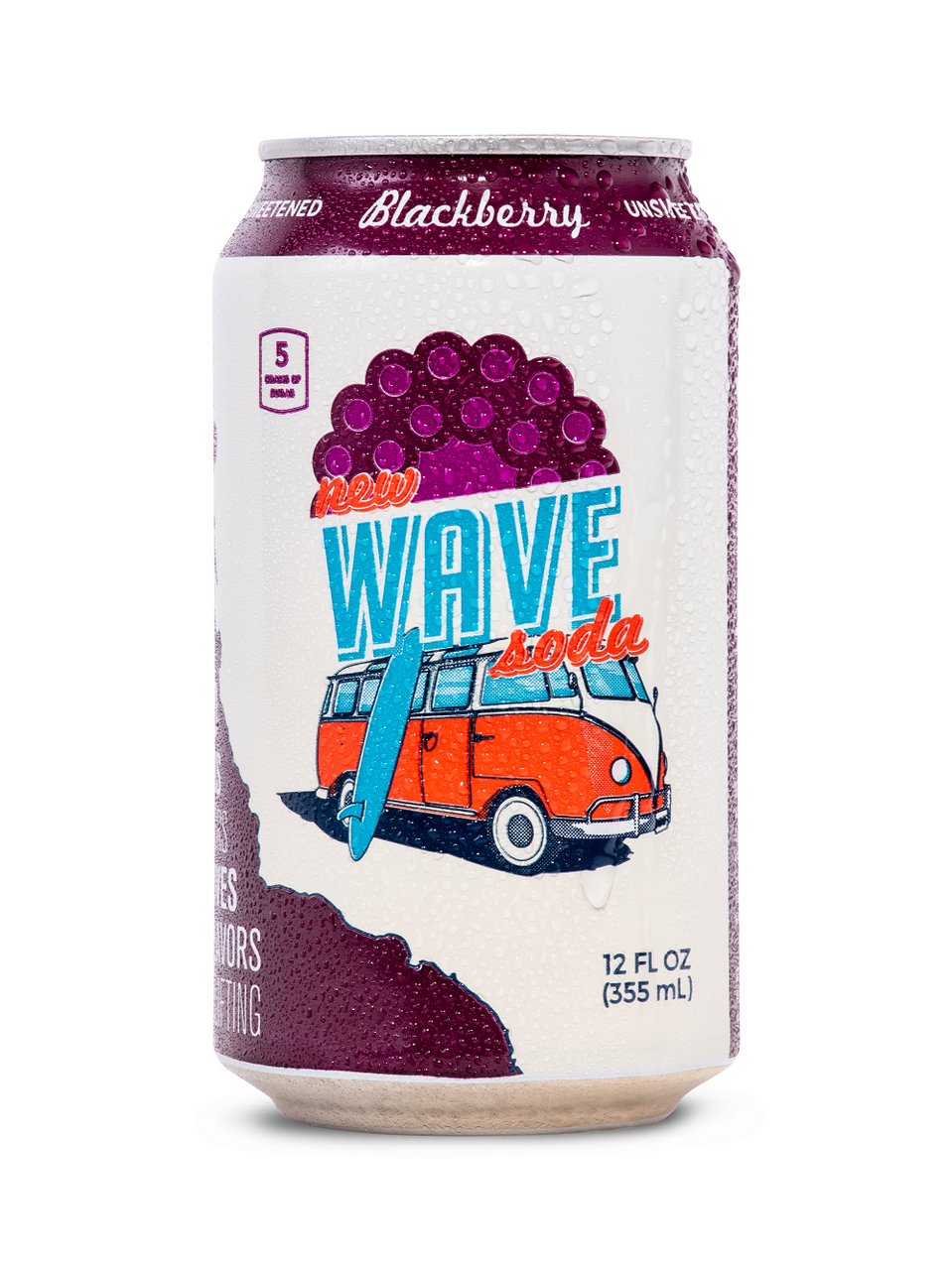 WAVE BLACKBERRY SODA ( 12 X 12 OZ )