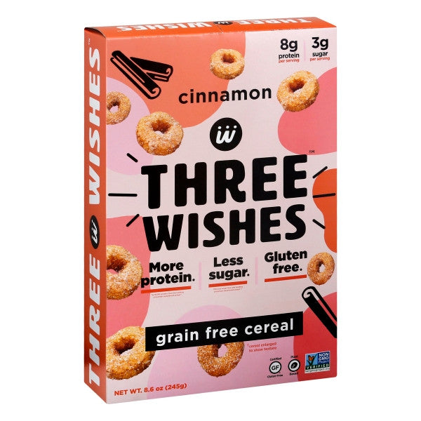 3WISH CEREAL CINNAMON GF ( 6 X 8.6 OZ )