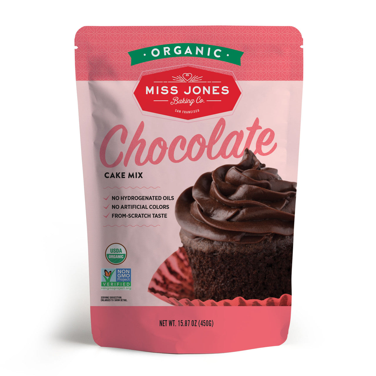 Miss Jones Baking Co Organic Chocolate Cake Mix (6x15.87 OZ)