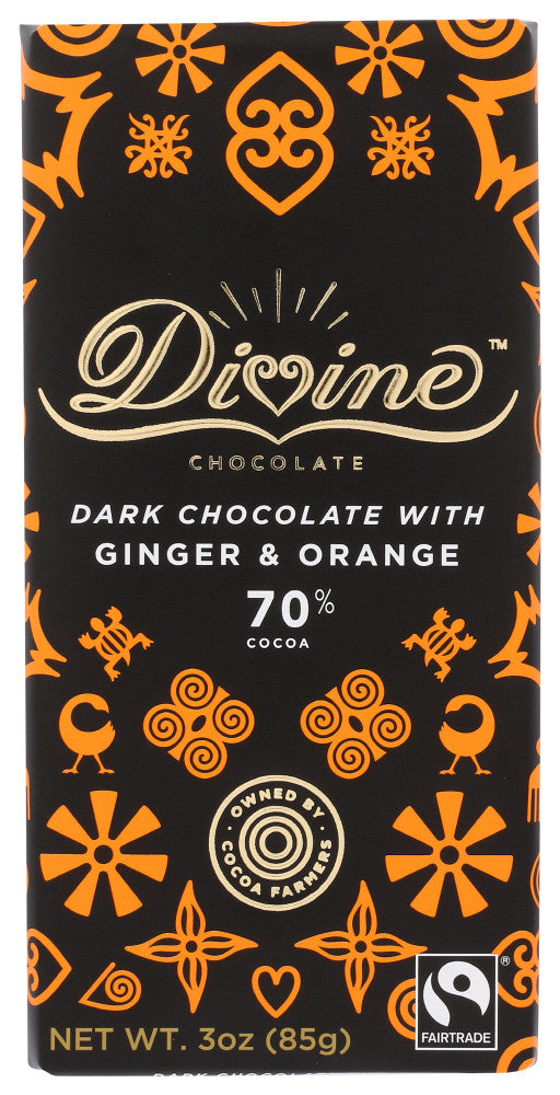 DIVINE DK CHOC GNGR/ORNG ( 12 X 3 OZ )