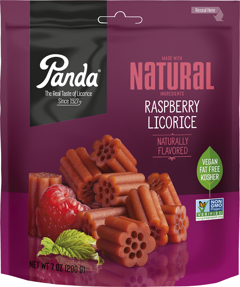 PDA RASP LICORICE CHEWS ( 8 X 7 OZ )
