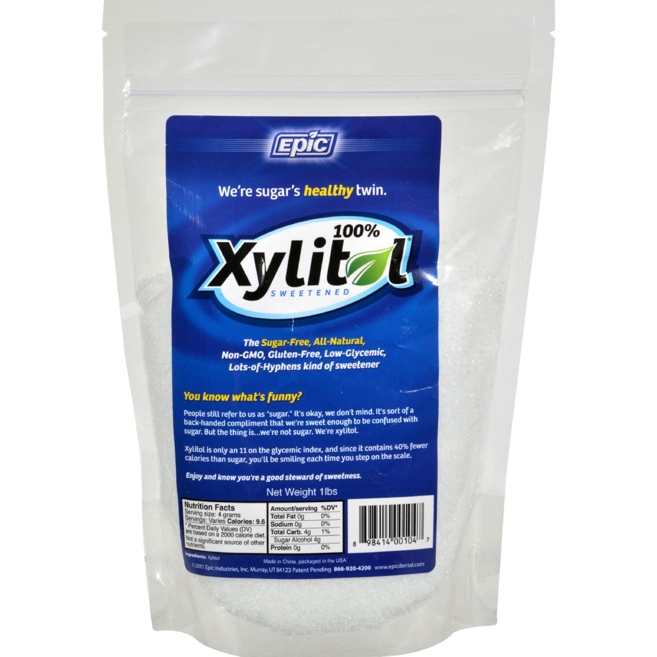 EPIC XYLITOL SWEETENER ( 1 X 1 LB )