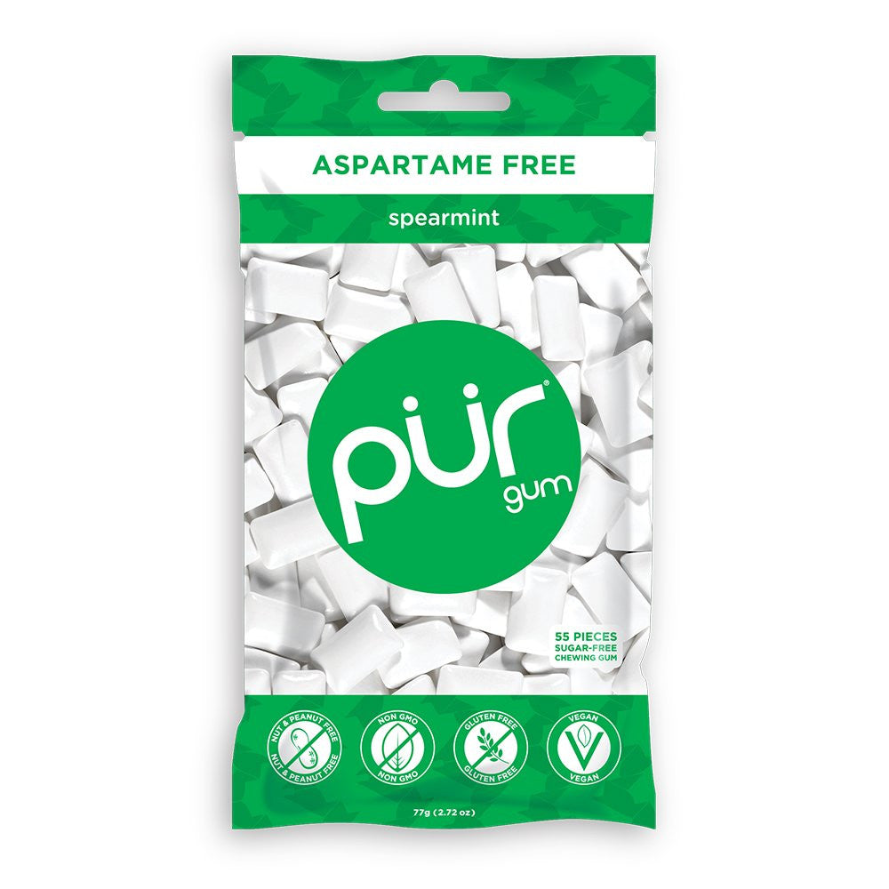PUR GUM SPEARMINT 55 PCS ( 12 X 2.72 OZ )