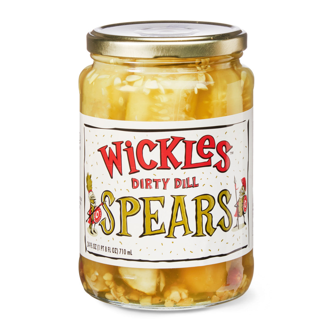 WICKLES SPEARS DILL DRTY ( 6 X 24 OZ )
