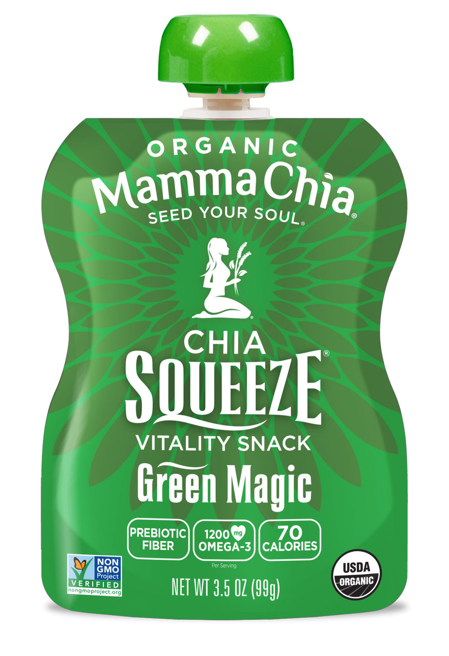 Mamma Chia Organic Green Magic Squeeze (16x3.5 OZ)