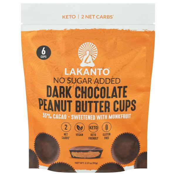 LAKAN PBTR CUPS DK CHOC ( 8 X 3.17 OZ )