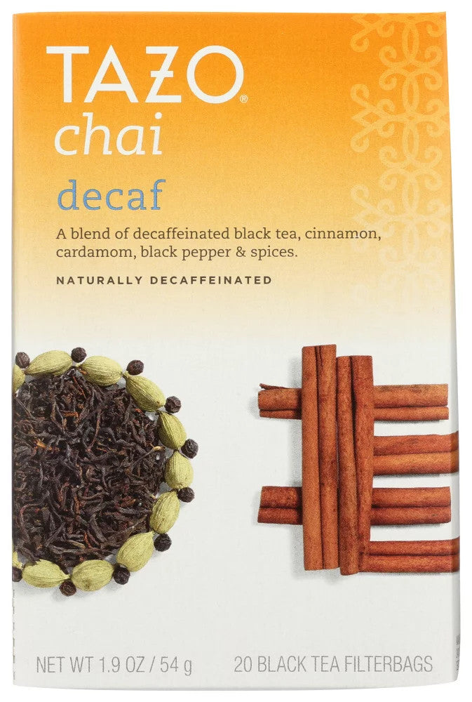 Tazo Tea Chai Decaf Black Tea (6x20 Bag)