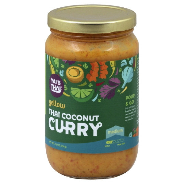 YAIS THAI CNUT CURRY YLW ( 6 X 16 OZ )