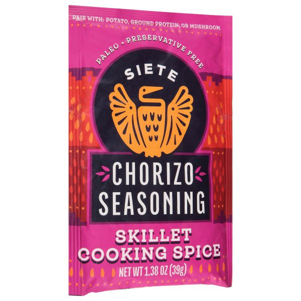 SIETE CHORIZO SEASONING ( 12 X 1.38 OZ )