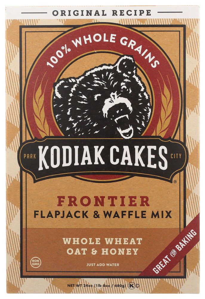 Kodiak Cakes Whole Wheat Honey Oat Flapjack/Waffle Mix (6x24 Oz)