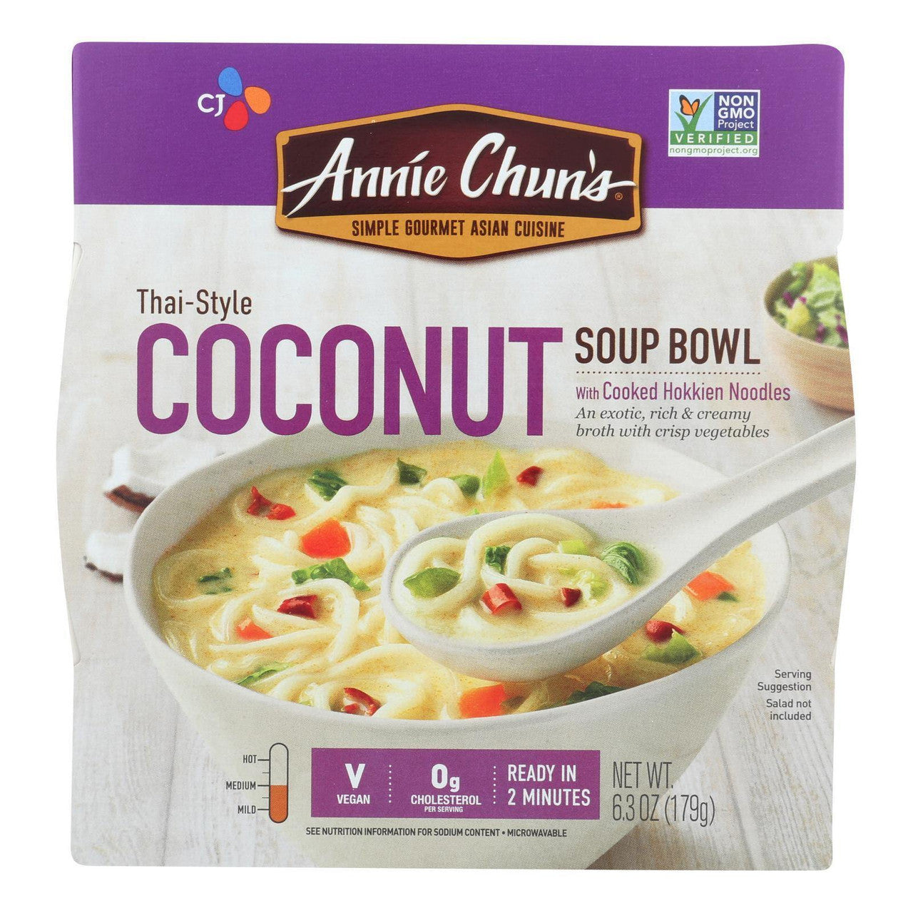 ANNIE THAI CNUT SOUP BWL ( 6 X 6.3 OZ )