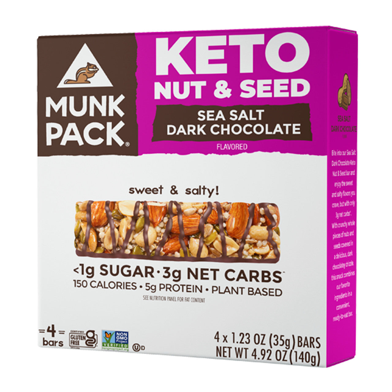 MUNK KETO SSALT DK CHOC ( 6 X 4 PACK )