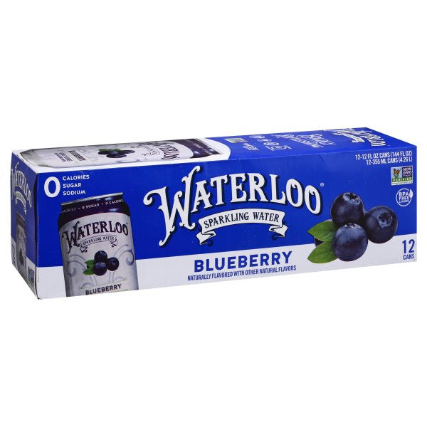 WTRLOO SPRKLNG WTR BLUBR ( 2 X 12 OZ )