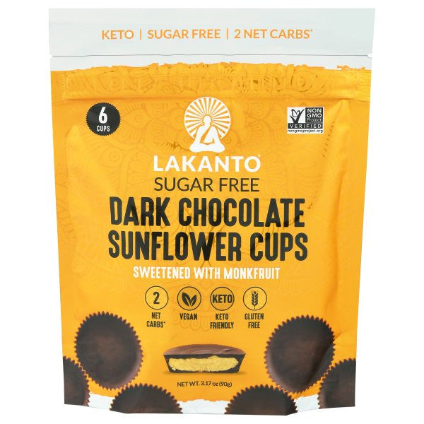 LAKAN SNFLWR CUPS DKCHOC ( 8 X 3.17 OZ )
