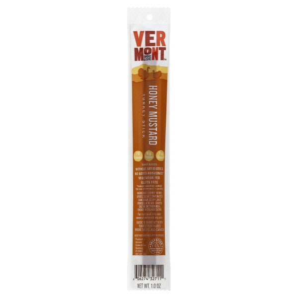 Vermont Smoke and Cure Turkey Sticks Honey Mustard (24x1 OZ)