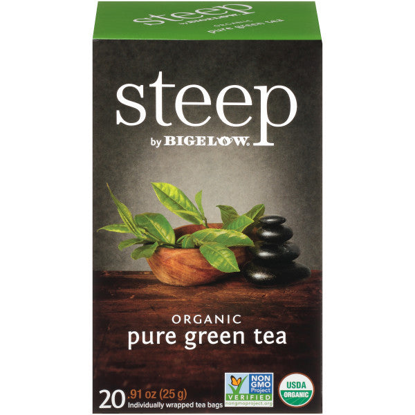 Bigelow Steep Organic Pure Green Tea (6x20 BAG )