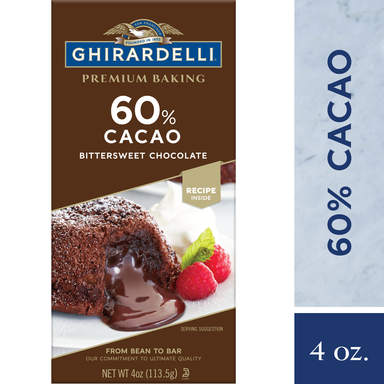 GHIR BITTERSWT CHOC BKG ( 12 X 4 OZ )
