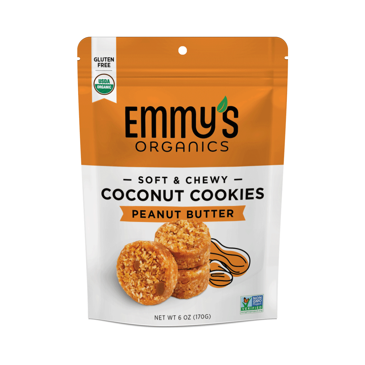 OG2 EMYOG CNUT PB COOKIE ( 8 X 6 OZ )