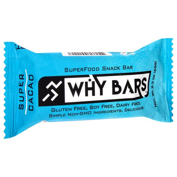 WHY BARS SNACK SPR CACAO ( 9 X 2.3 OZ )