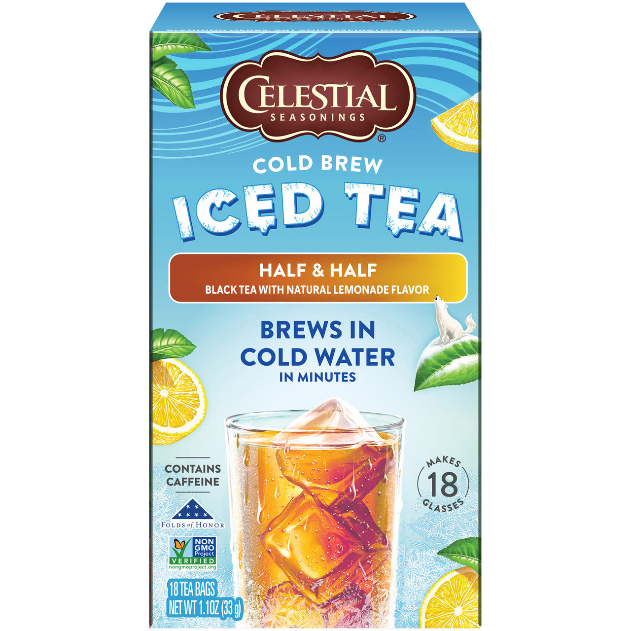 CS CLD BRW ICE T HLF HLF ( 6 X 18 BAG )