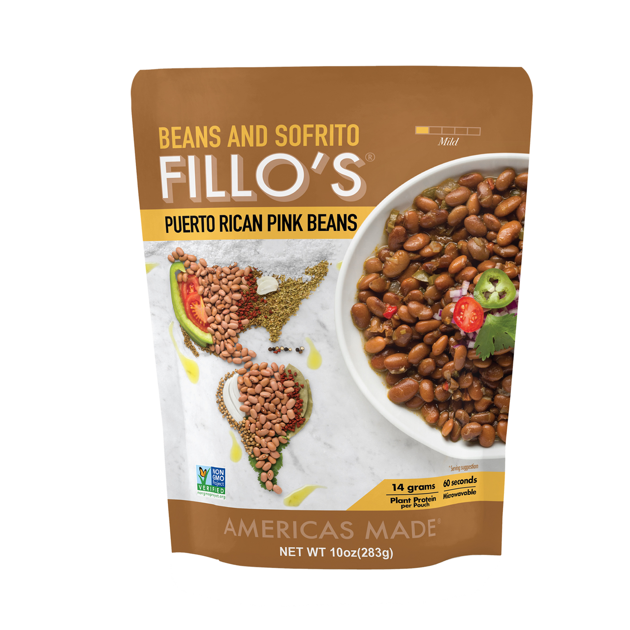 FILLOS PRICAN PINK BEANS ( 6 X 10 OZ )