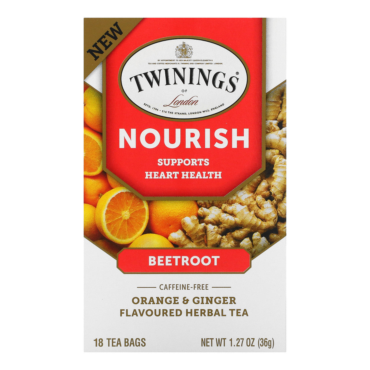 TWININGS WELLNESS NOURSH ( 6 X 18 BAG )