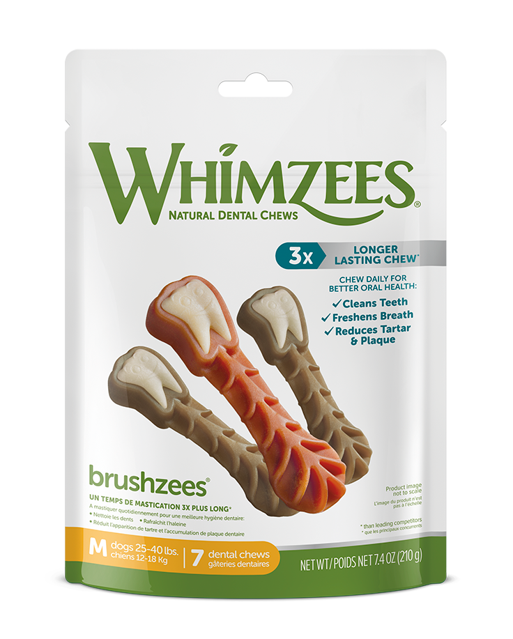 WHMZ DNTL CHW MEDIUM 7CT ( 4 X 7.4 OZ )
