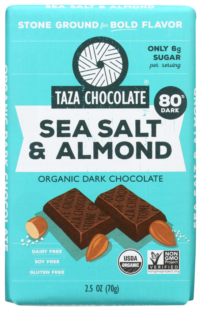 Taza Sea Salt & Almond (10x2.5 OZ)