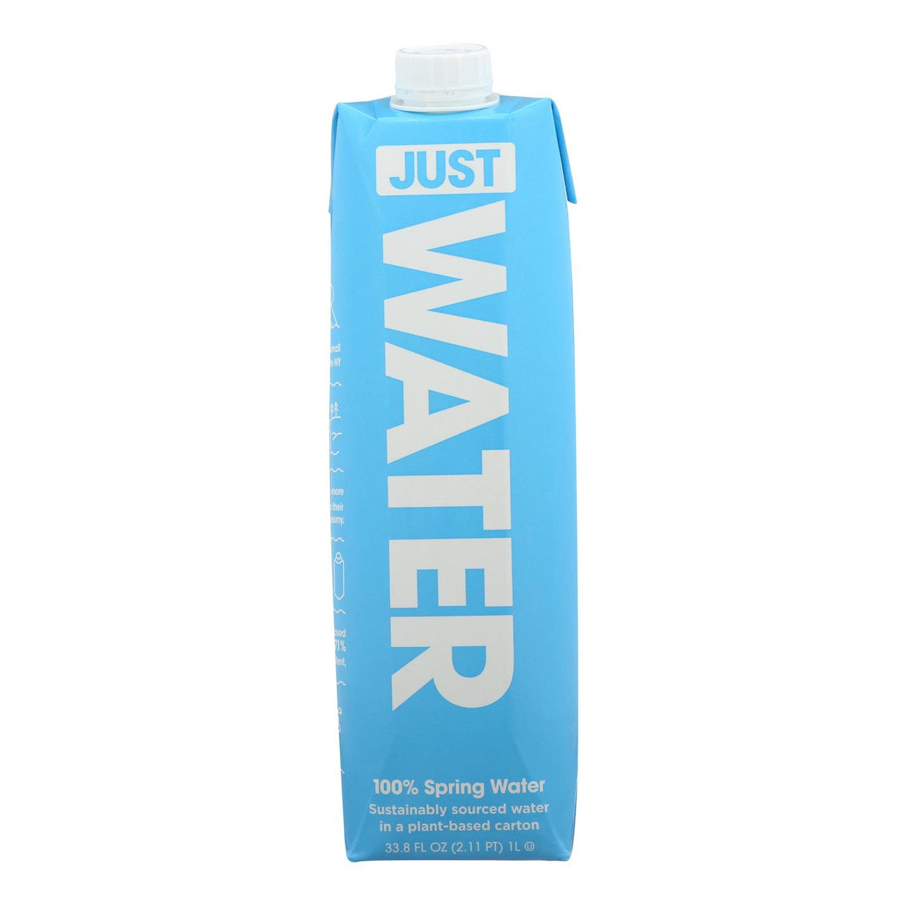 JST WATER 100% SPRING 1L ( 12 X 33.8 OZ )