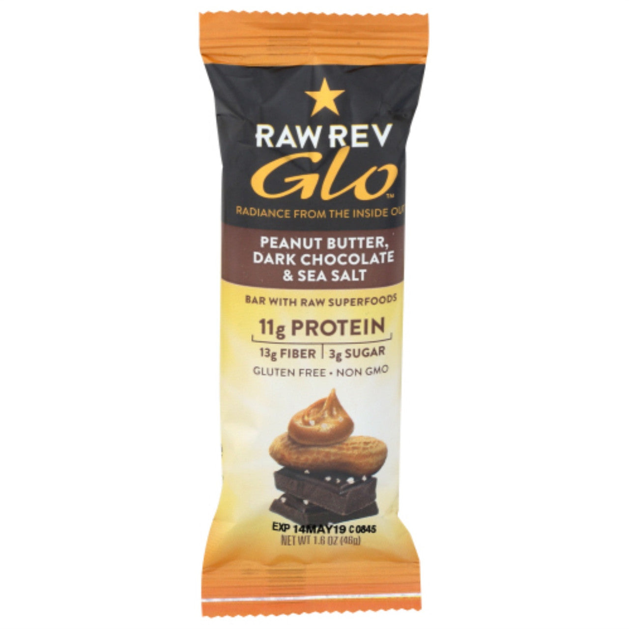 Raw Revolution Peanut Butter, Dark Chocolate And Sea Salt (12X1.6 OZ)