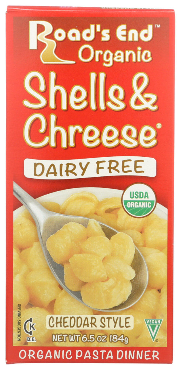 Road's End Organics Shell & Chreese Dairy Free (12x6.5 Oz)