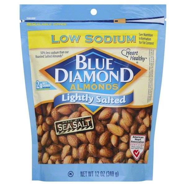 BL DMND ALMND LT SALT ( 6 X 12 OZ )
