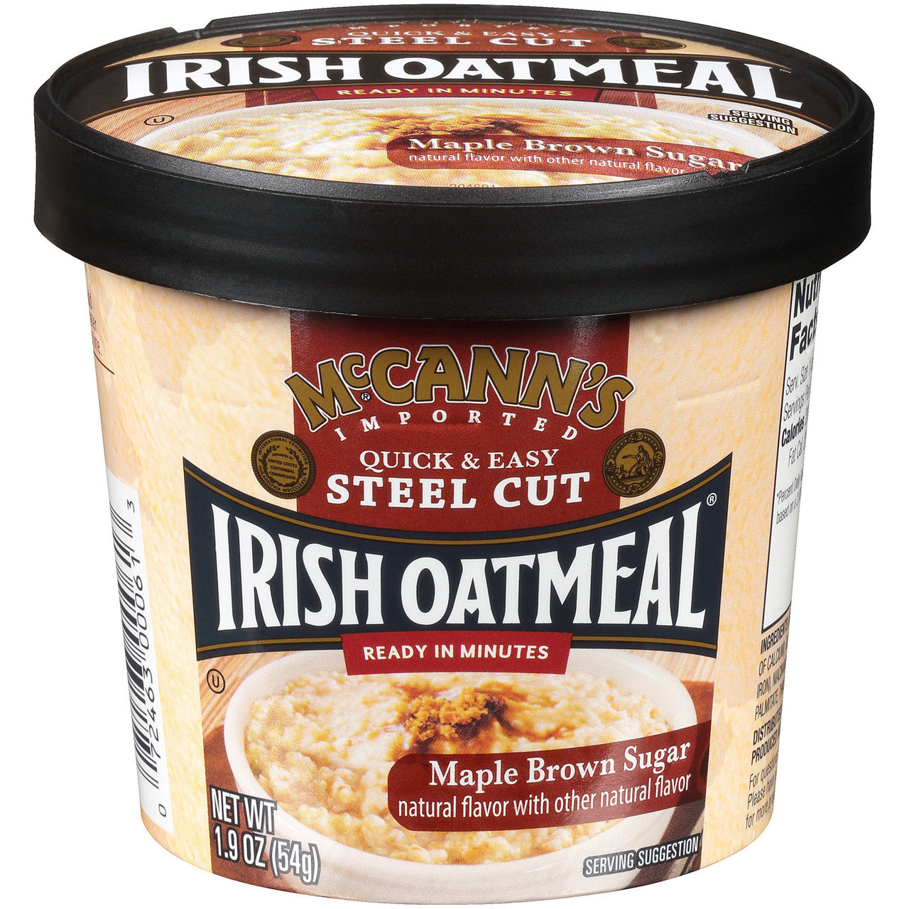 MCCANNS MPL BRN SGR CUP ( 12 X 1.9 OZ )