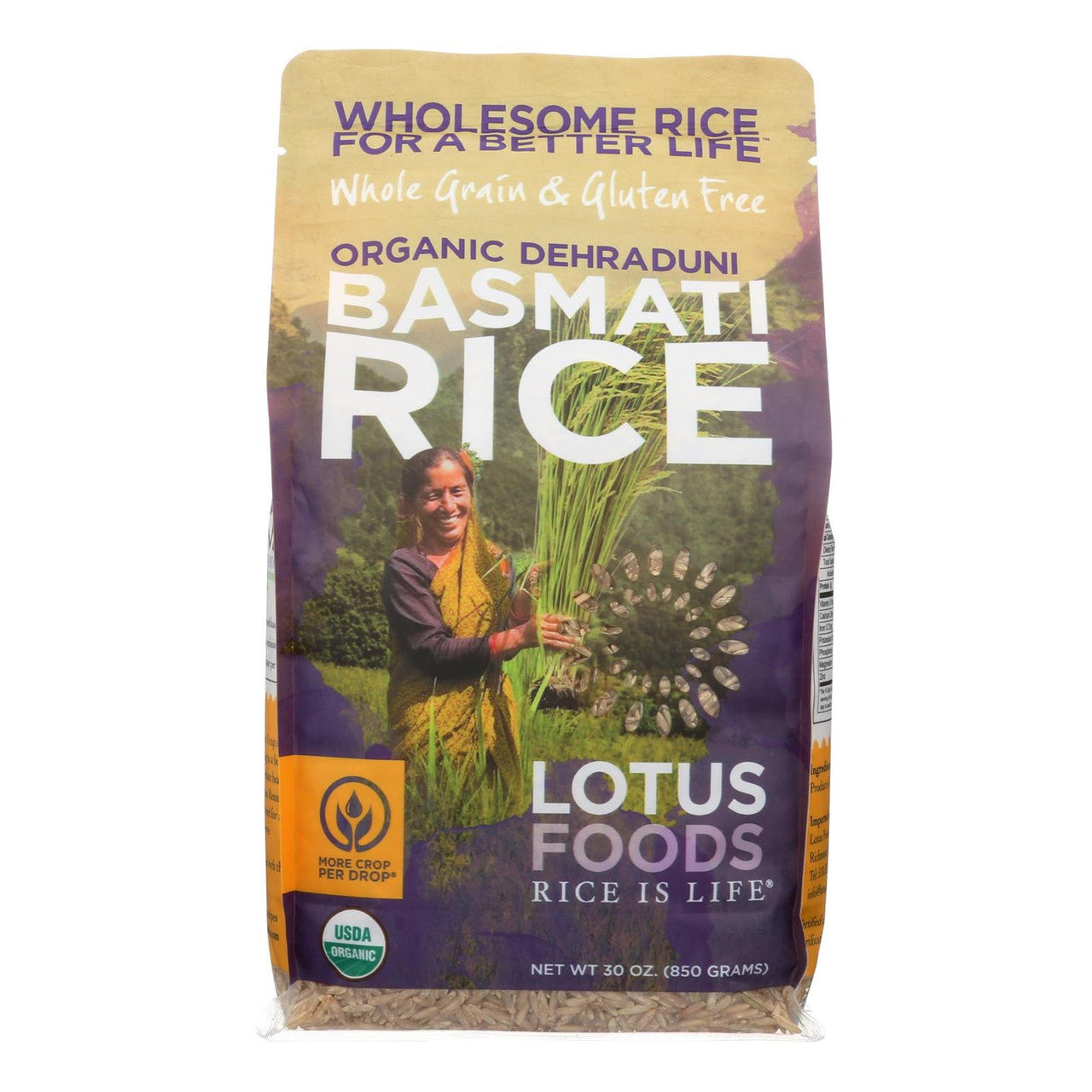 OG2 LOTUS BROWN BASMATI ( 6 X 30 OZ )