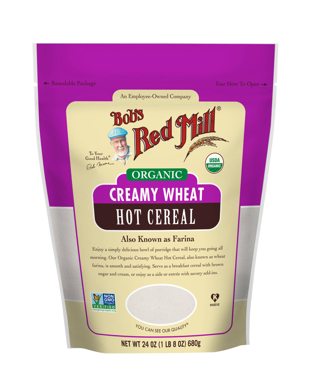 OG2 BOBS CRMY WHT CRL ( 4 X 24 OZ )