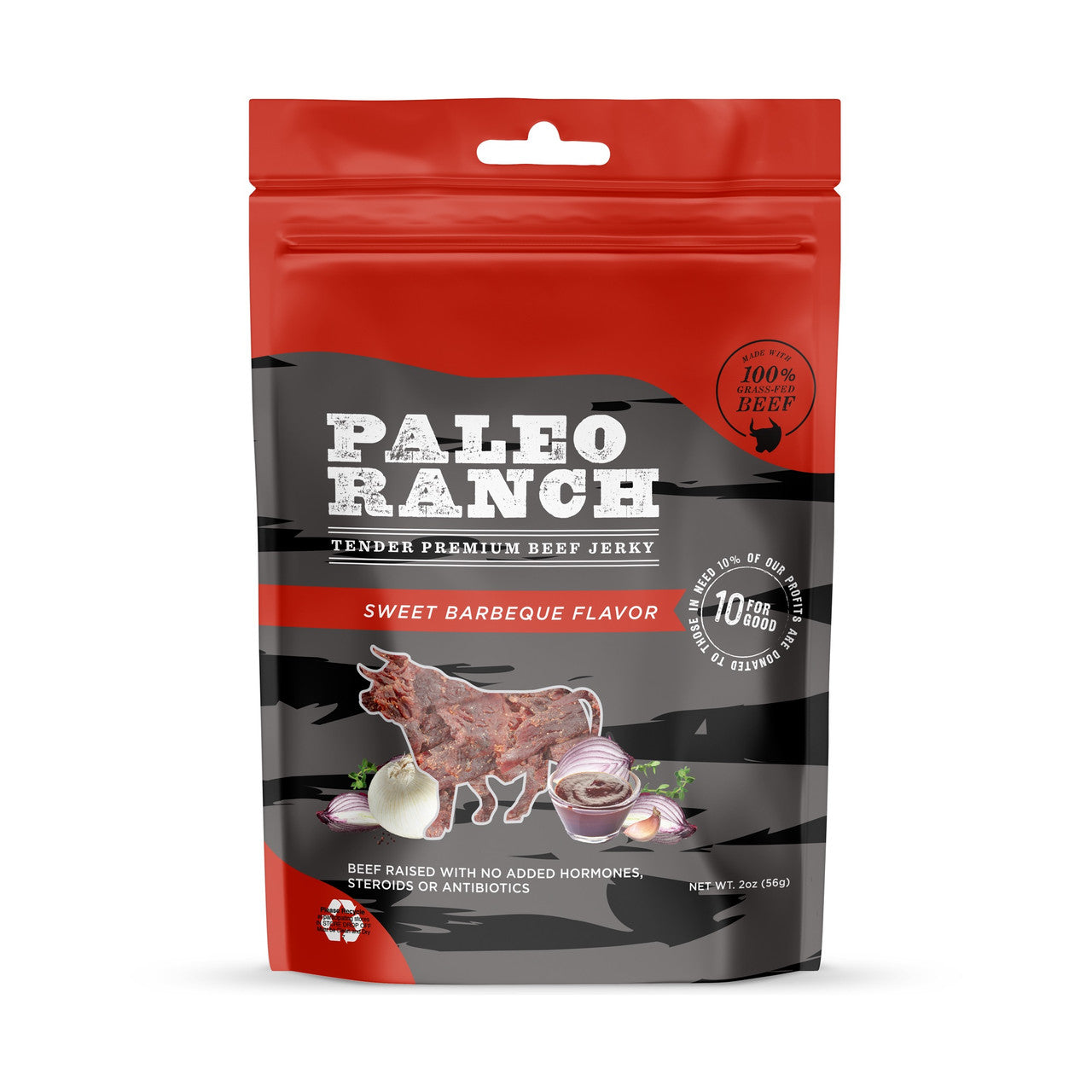 P.R.JERKY BF SWEET BBQ ( 8 X 2 OZ )